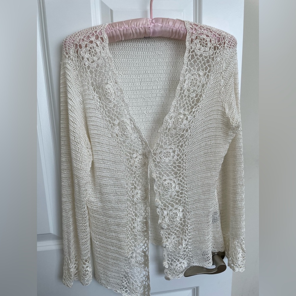 BCBG dressy cardigan, like new